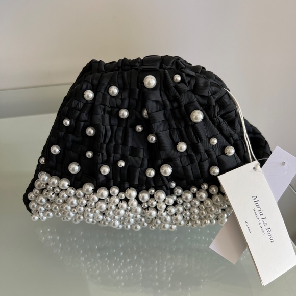 MARIA LA ROSA Milano Pearl Mini Game Bag - Picture 7 of 11